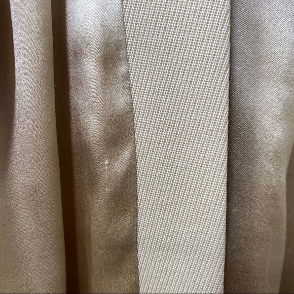 Ralph Lauren Collection ~ Beige Stretch Wool Lamb Leather Trim Equestrian Jacket - Picture 16 of 16